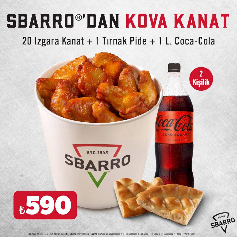 Sbarro®’dan 20'li Kanat Kova Kampanyası