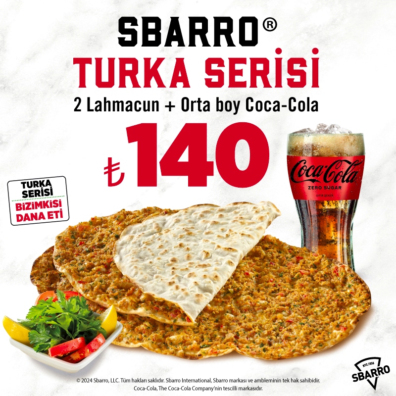 Sbarro® Turka Serisi