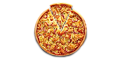 Barbekü Tavuklu Pizza